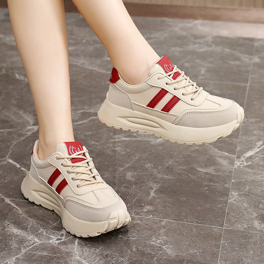 Damen sportliche Sneaker mit ergonomischem dämpfenden Sohlenprofil EB
