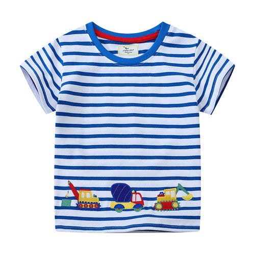 Jungen T-Shirt mit verspieltem Baustellenmotiv EB
