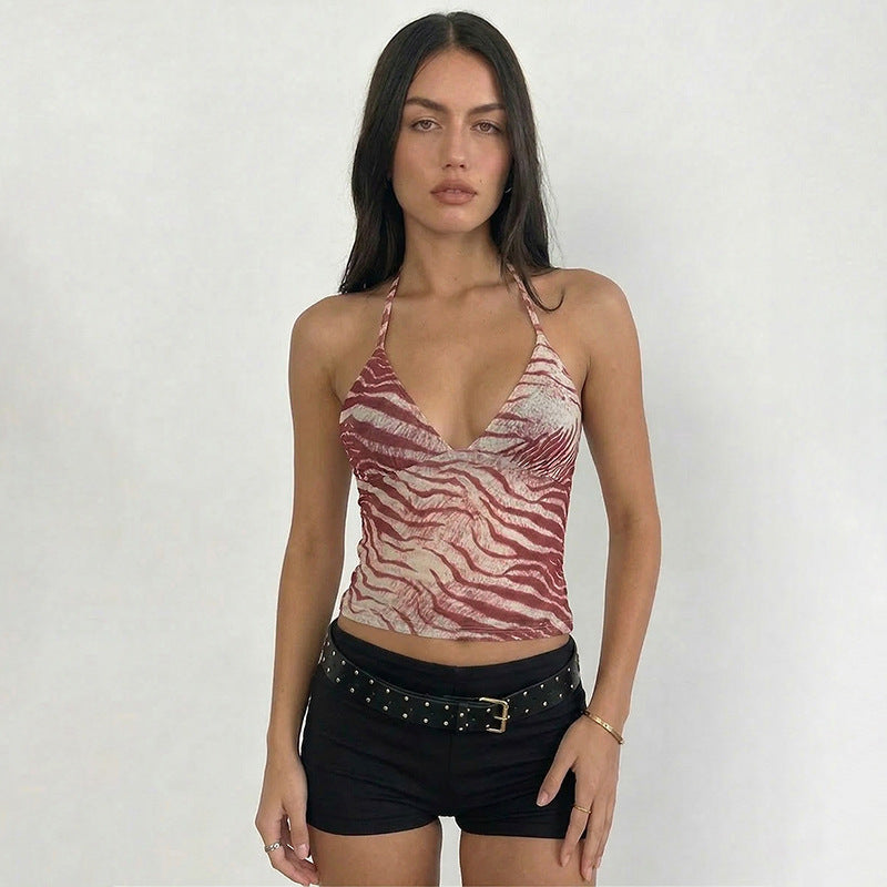 Damen tierisches print Top EB