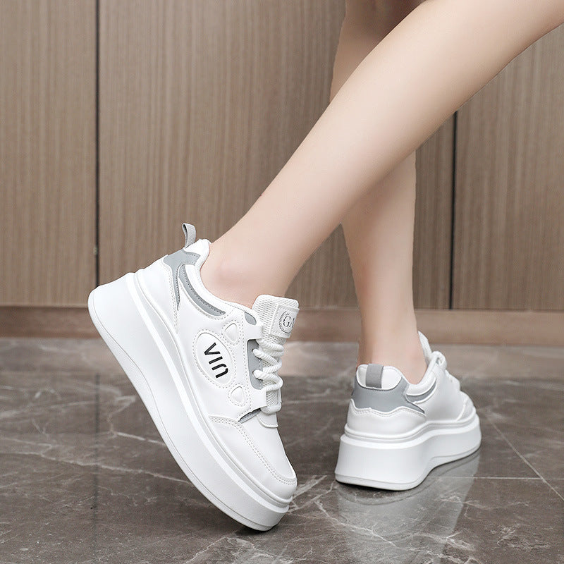 Damen Sportliche Sneakers mit innovativer Plateau-Sohle und modischem Design EB