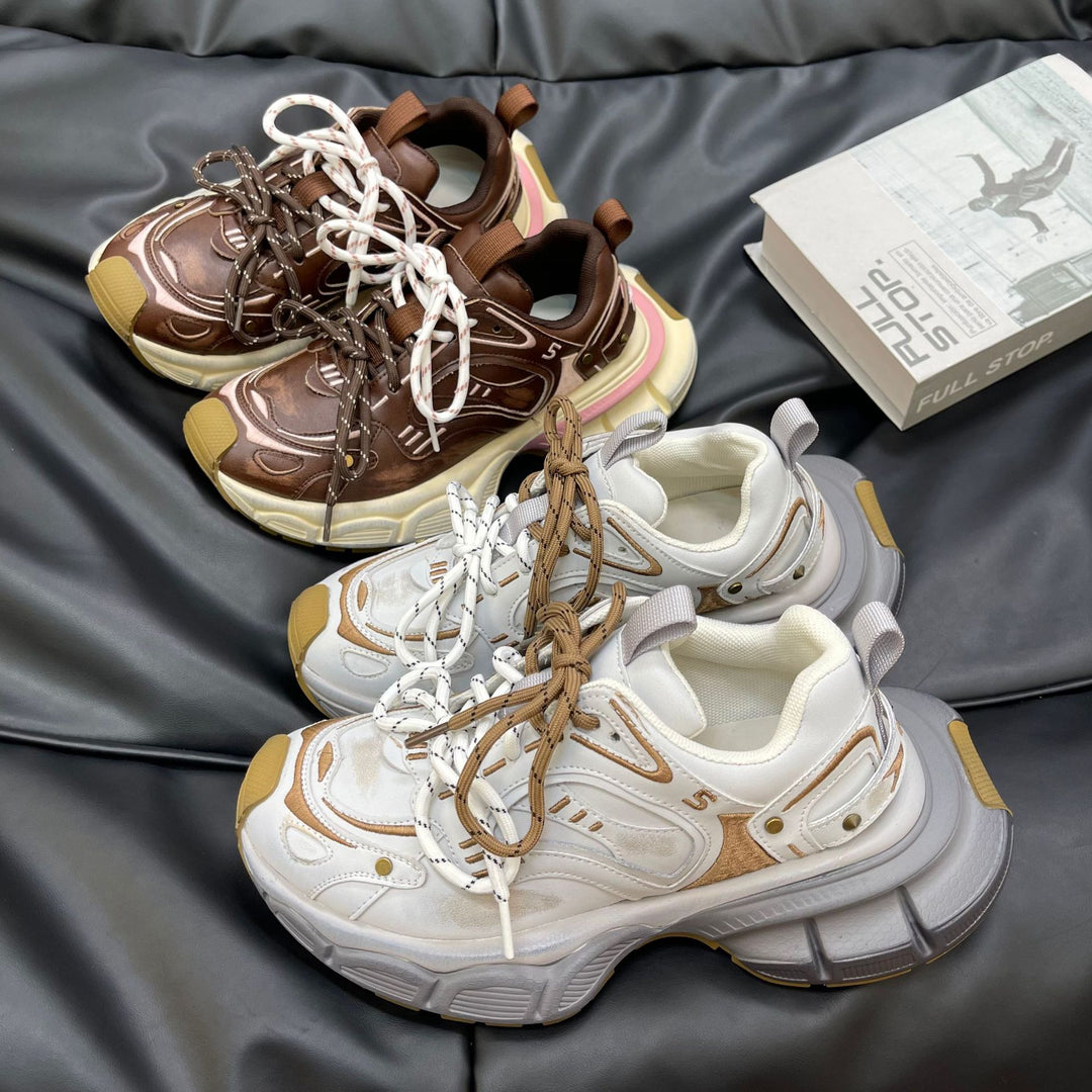 Damen Sportliche Sneakers mit innovativem Dämpfungssystem und modischem Design EB