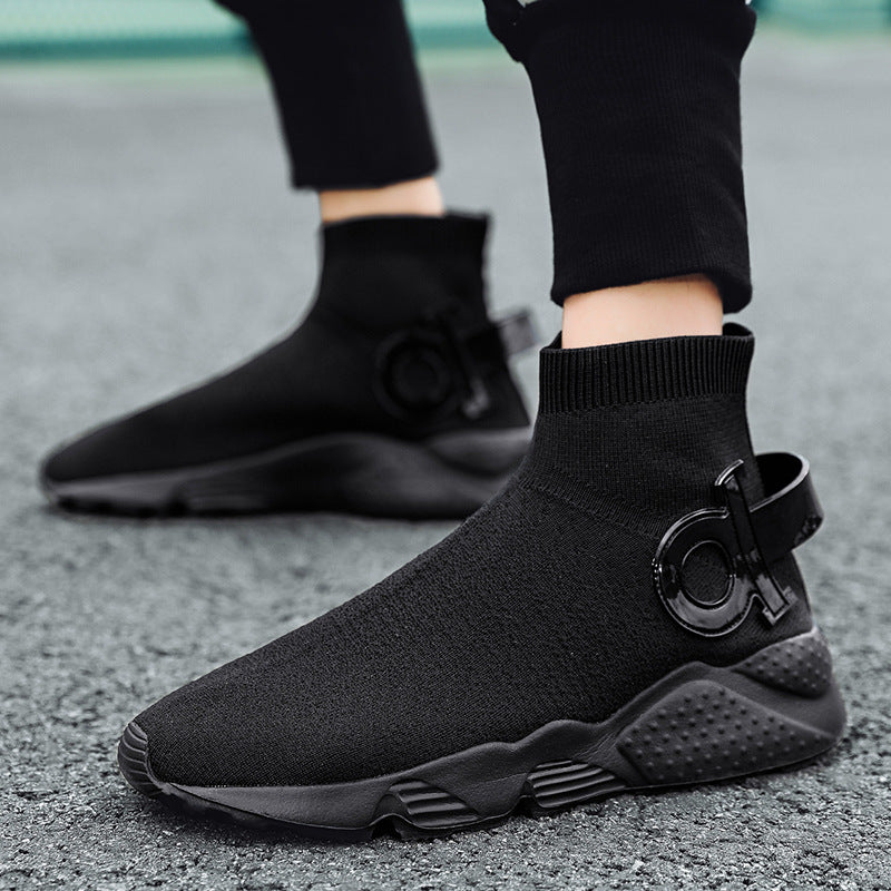 Damen Sockensneaker mit atmungsaktiver Strickoberfläche und rutschfester Sohle EB