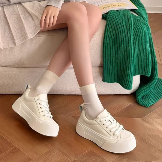 Damen Sneaker mit erhöhter Sohle EB