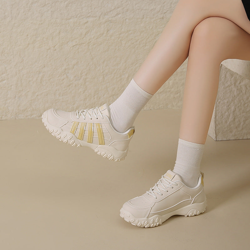 Damen Sportliche Sneakers mit rutschfester Laufsohle und atmungsaktivem Obermaterial EB