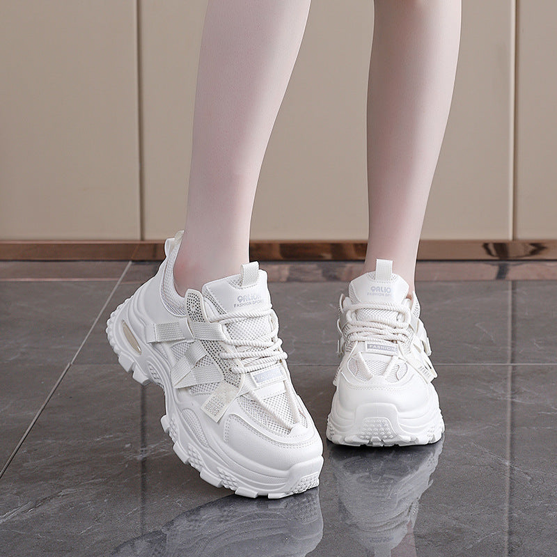Damen Sportliche Sneakers mit atmungsaktiven Einsätzen EB