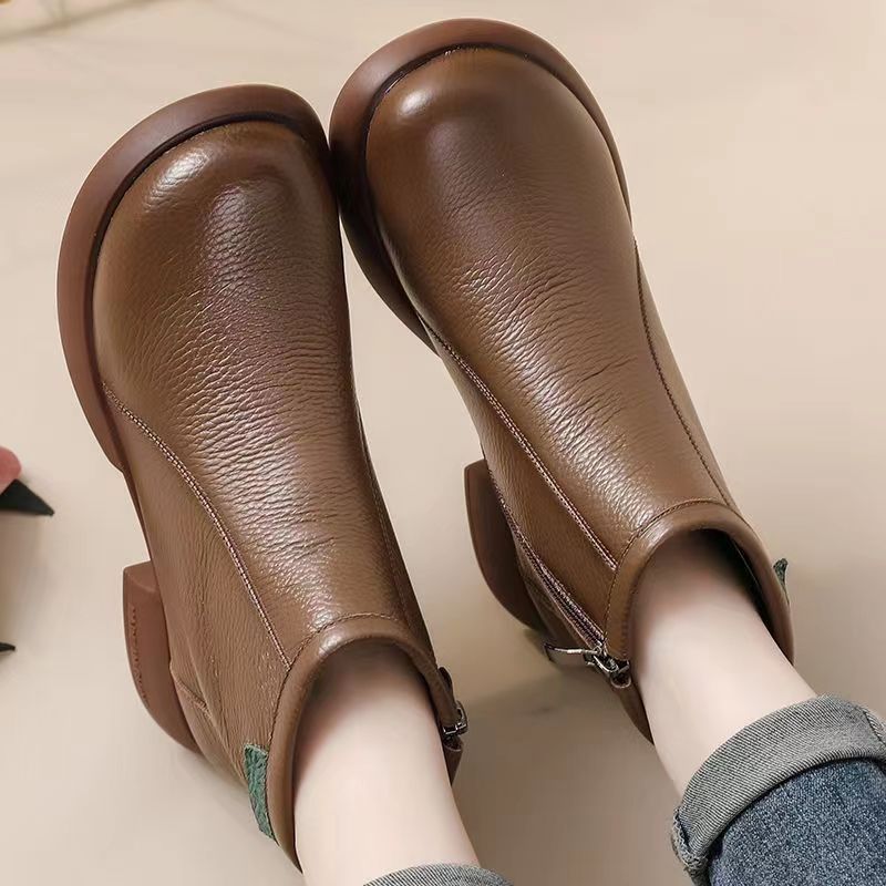 Damen Elegante und komfortable Ankle Boots mit praktischem Reißverschluss und trendigem Design EB