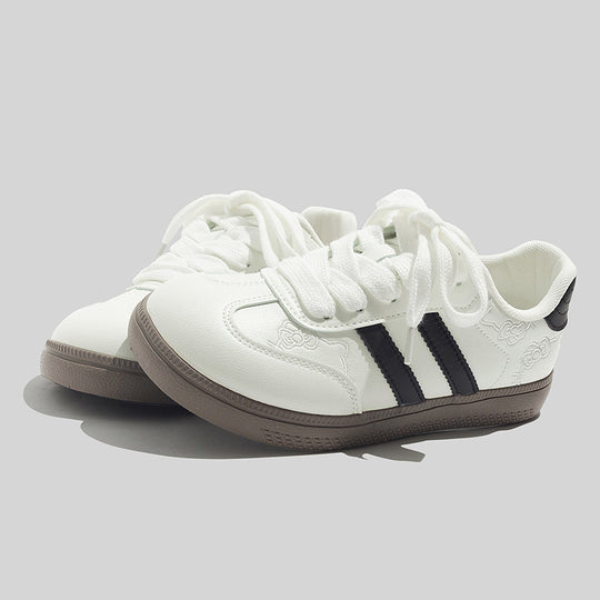 Damen Sportliche Sneakers mit floralem Design und weicher Dämpfung EB