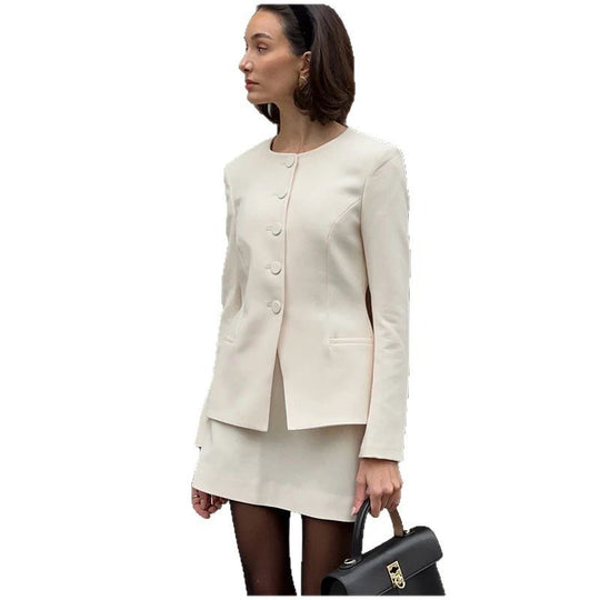 Damen Eleganter Tailored Blazer EB
