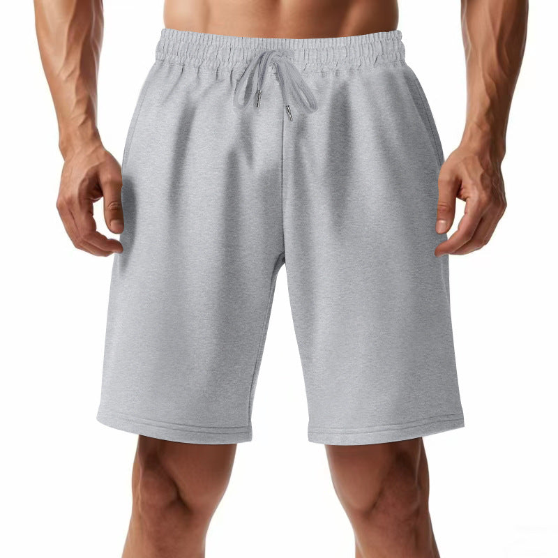 Herren Sportliche kurze Laufshorts mit elastischem Bund und praktischem Kordelzug EB