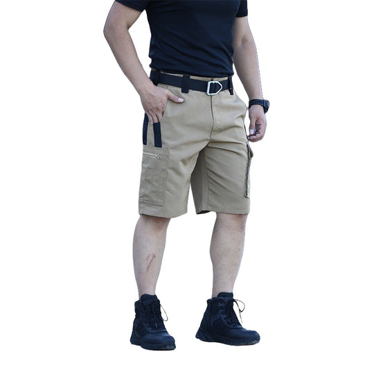 Herren cargo shorts mit praktischen seitentaschen und verstellbarem bund EB