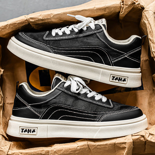 Damen modische Sneakers mit strukturiertem Obermaterial und komfortabler Dämpfung EB