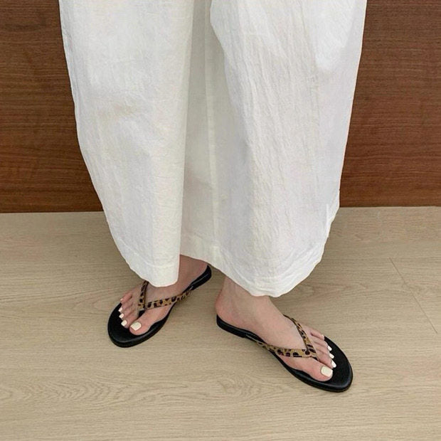 Damen Zehentrenner-Sandalen mit ergonomischem Fußbett und flexibler Sohle EB