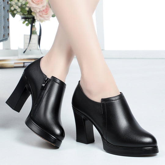 Damen Elegante High-Heel Stiefeletten mit modischem Design und komfortablem Fußbett EB