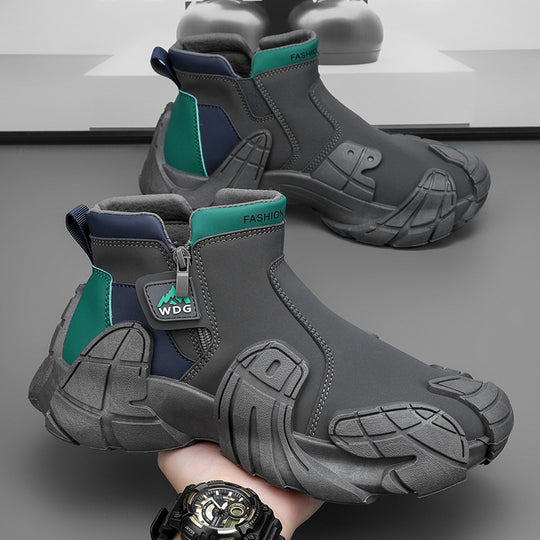 Damen modische wasserdichte Stiefeletten mit hohem Komfort und rutschfester Sohle EB