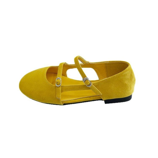 Damen elegante Mary Jane Ballerinas mit modischem Riemchen EB