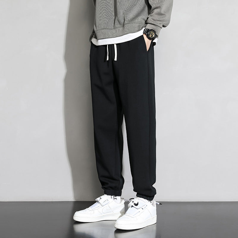 Herren lässige Sweatpants mit elastischem Bund und seitlichen Taschen EB