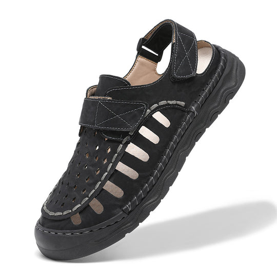Damen Atmungsaktive Freizeitsandalen mit verstellbarem Klettverschluss und rutschfester Sohle EB
