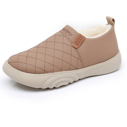 Damen Bequeme und warme Hausschuhe mit kuscheligem Innenfutter EB