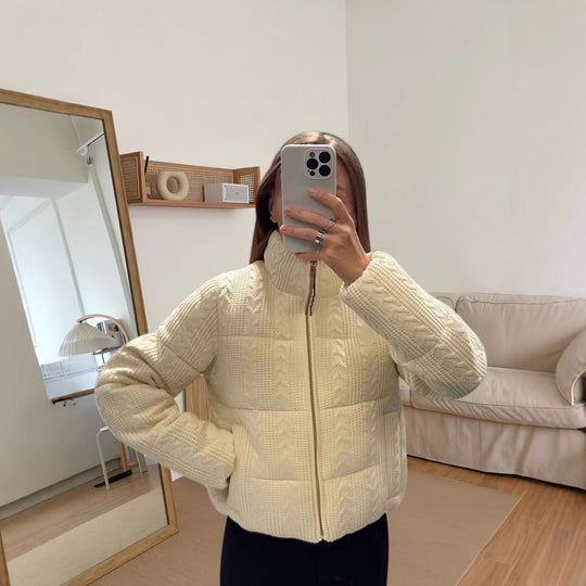 Damen Strick-Steppjacke EB