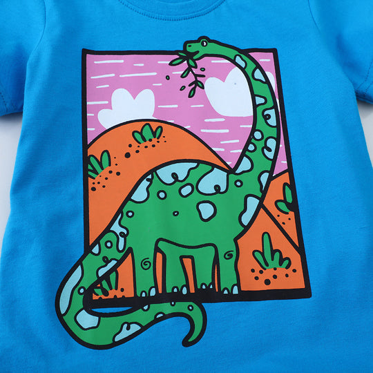 Jungen T-Shirt mit kreativem Dinosaurier-Motiv EB