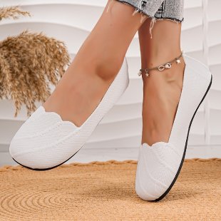 Damen Atmungsaktive und modische Slip-On Ballerinas EB