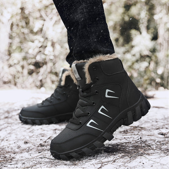 Damen isolierte Winterstiefel mit rutschfester Sohle und wärmendem Innenfutter EB