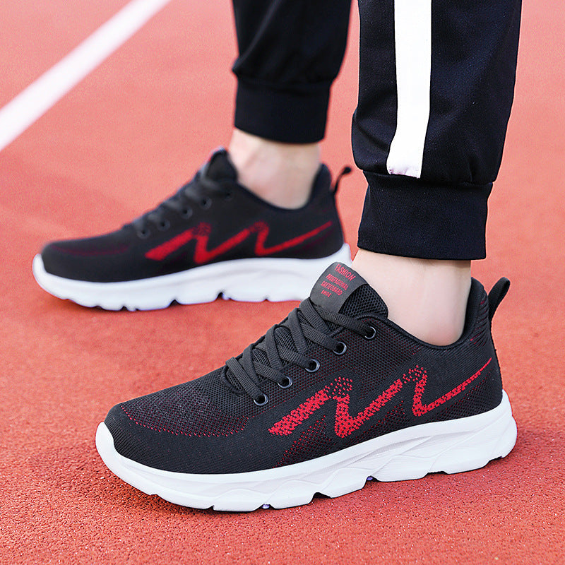 Damen Sportliche Sneakers mit atmungsaktivem Mesh-Obermaterial und stoßdämpfender Sohle EB 1774576066