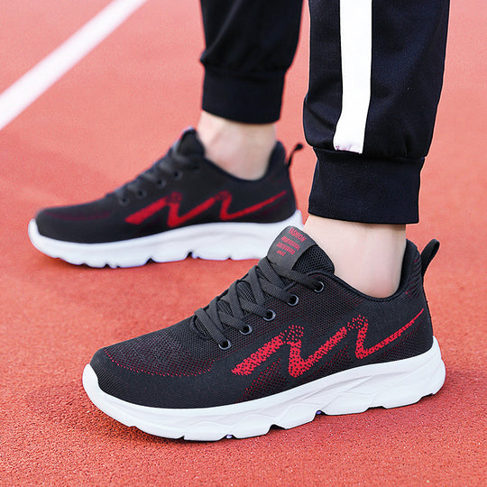 Damen Sportliche Sneakers mit atmungsaktivem Mesh-Obermaterial und stoßdämpfender Sohle EB 1774576066
