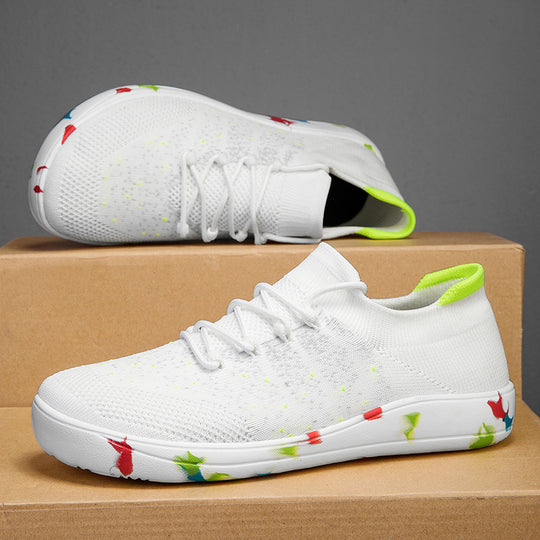 Damen Freizeit-Sneaker mit atmungsaktiver Mesh-Oberfläche und stoßdämpfendem Fußbett EB