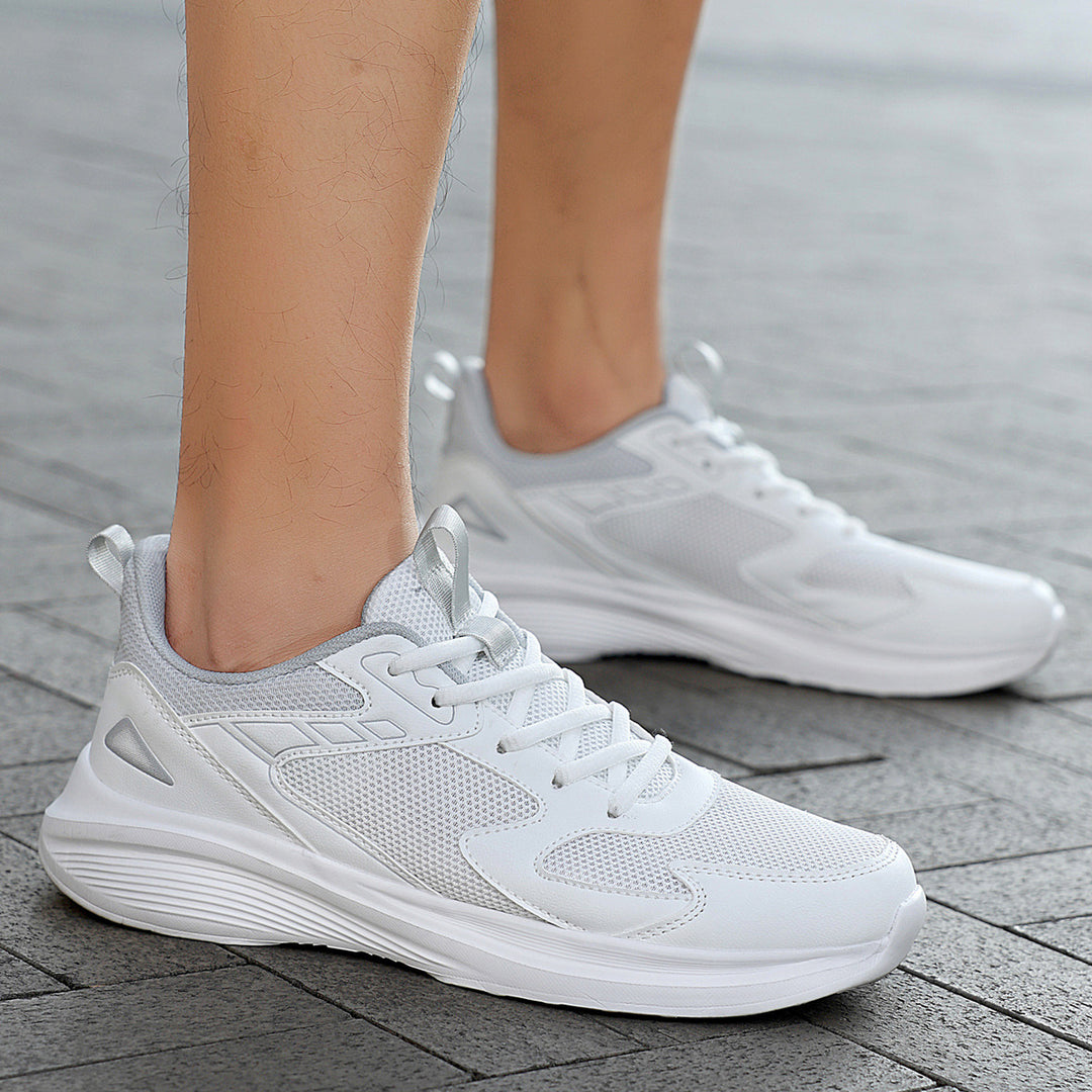 Damen Sportliche Sneakers mit atmungsaktivem Mesh und rutschfester Sohle EB