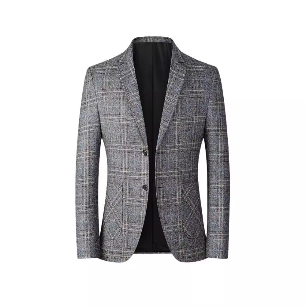 Damen elegante kariert Blazer EB