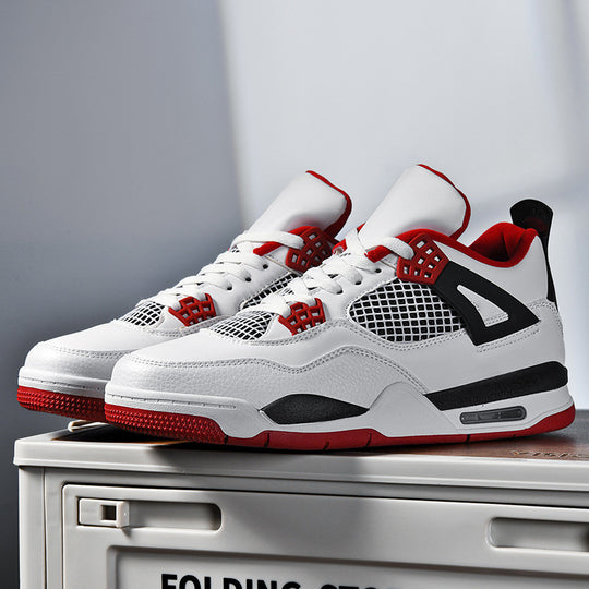 Herren retro-urbaner High-Top Sneaker mit Netzpaneel, verstärkter Fersenkappe und dämpfender Air-Unit EB
