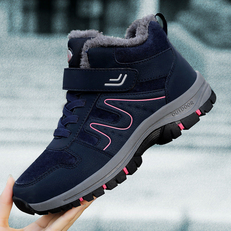 Damen Winterliche Trekkingstiefel mit rutschfester Sohle und isolierendem Futter EB