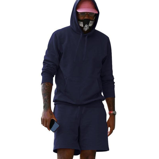EB Herren Hoodie-Shorts-Set mit Kängurutasche