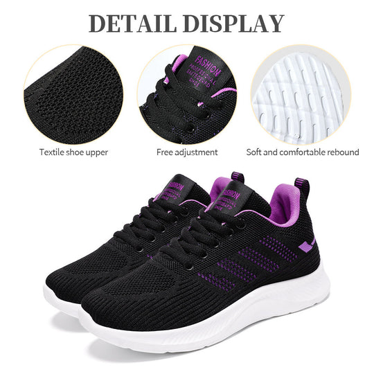 Damen Sportliche Sneaker mit atmungsaktivem Obermaterial und Dämpfungssystem EB