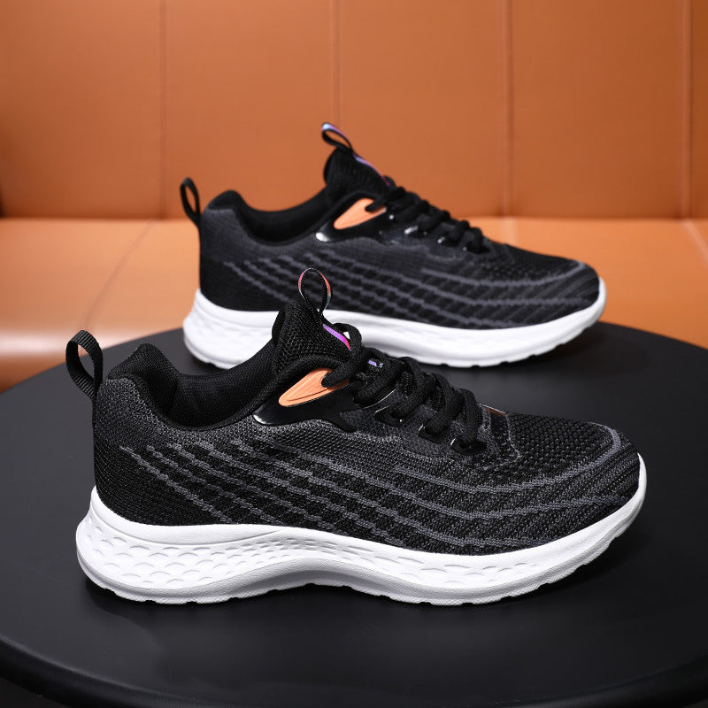 Damen Leichte Laufschuhe mit atmungsaktivem Obermaterial und stoßdämpfender Sohle EB