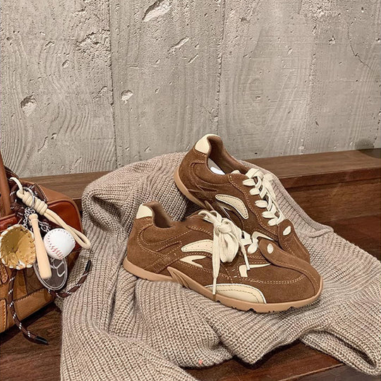 Damen Sportliche Sneaker mit atmungsaktiver Oberflächenstruktur und federleichtem Lauf EB