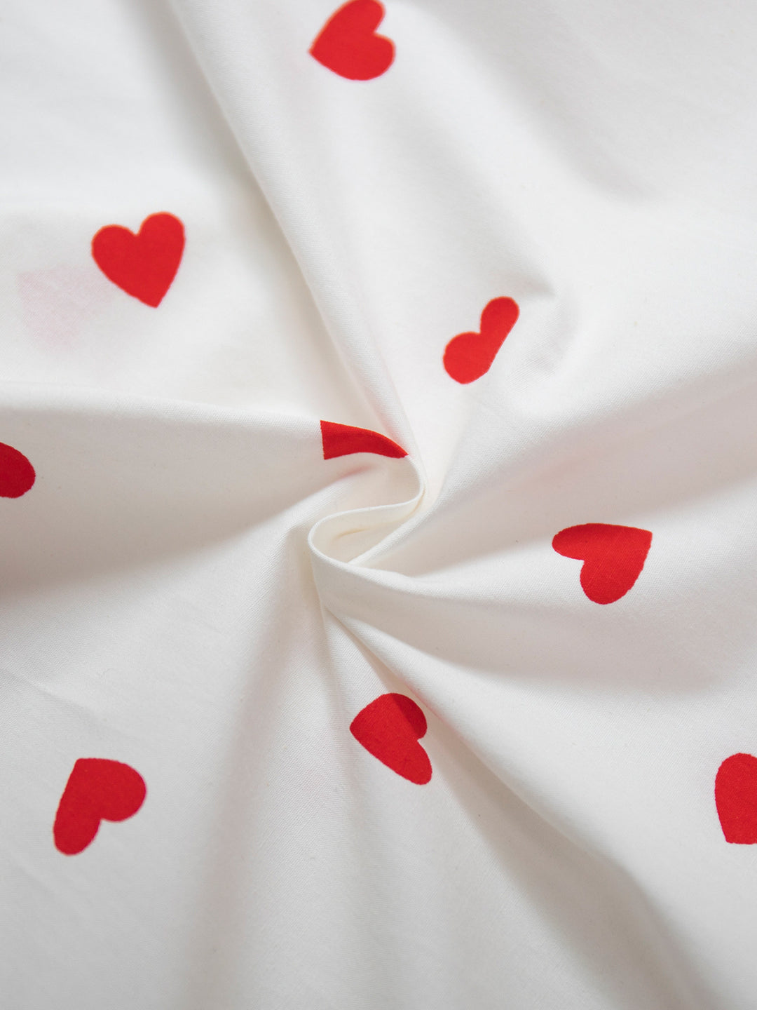 Damen Verspielte Bluse mit Rüschendetails und Herzmuster EB