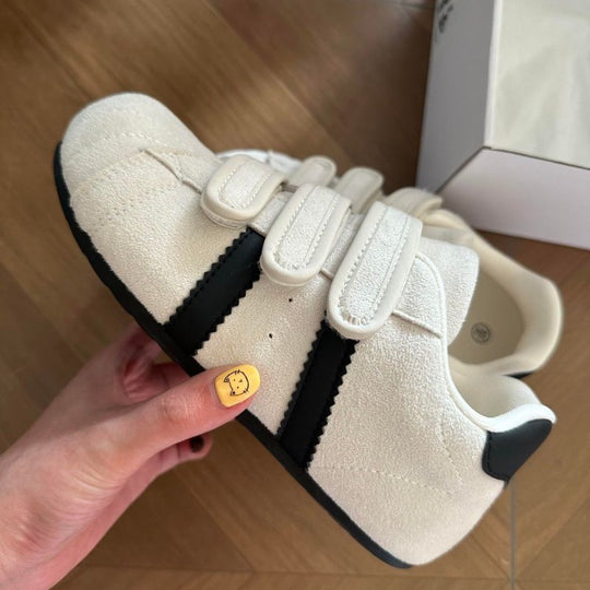 Damen Sneakers mit praktischem Klettverschluss und weichem Wildleder-Obermaterial EB