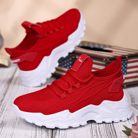 Damen Sportliche Lauf-Sneaker mit strapazierfähigem Mesh-Obermaterial und dämpfender Sohle EB