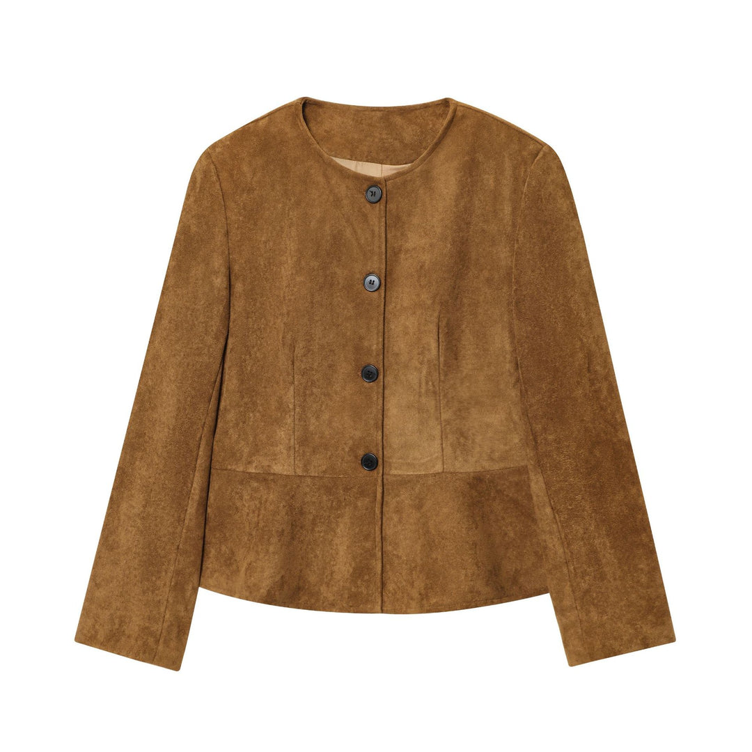 Damen elegante Velourjacke EB