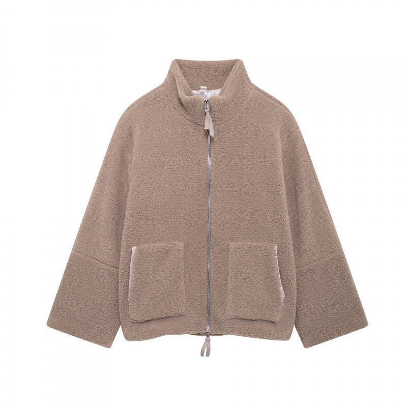 Damen kuschelige Fleecejacke EB