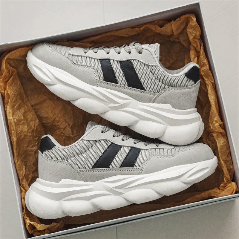 Damen Sportliche Sneakers mit atmungsaktiver Mesh-Oberfläche und dämpfender Sohle EB