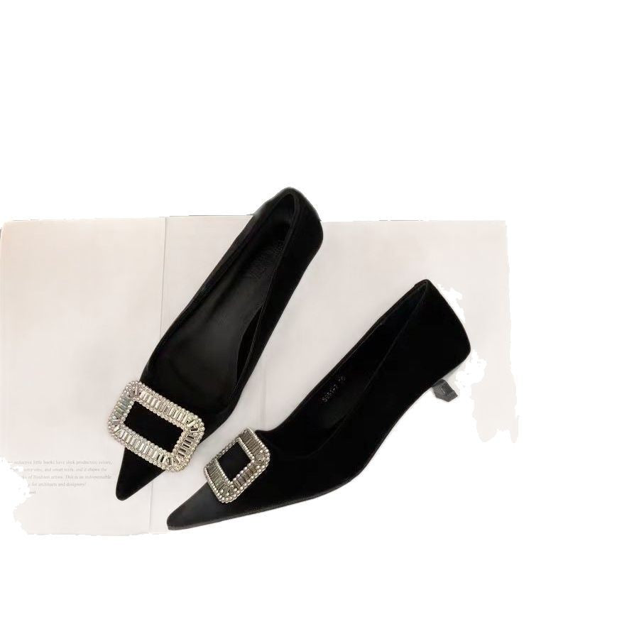 Damen elegante High Heels mit extravagantem Schmuckdetail EB
