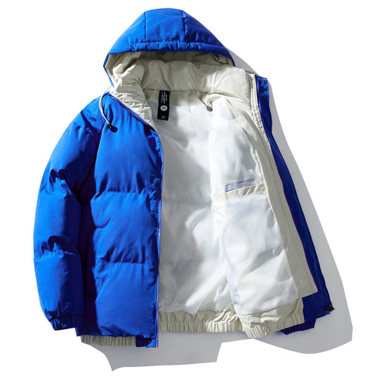 Damen isolierte Winterjacke mit künstlerischem Print und verstellbarem Kapuzensystem EB