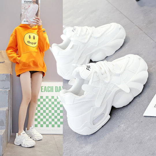 Damen Chunky Sneakers mit dämpfender Sohle und sportlichem Design EB