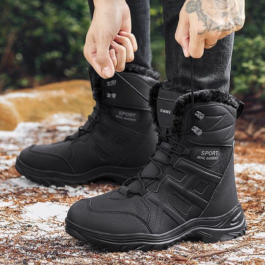 Damen wasserdichte Winterstiefel mit isolierendem Innenfutter und rutschfester Sohle EB