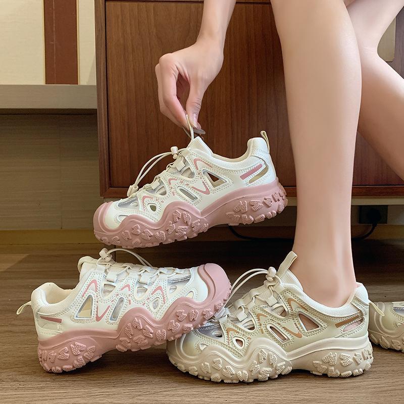 Damen Sportliche Sneakers mit rutschfester Sohle und atmungsaktivem Obermaterial EB