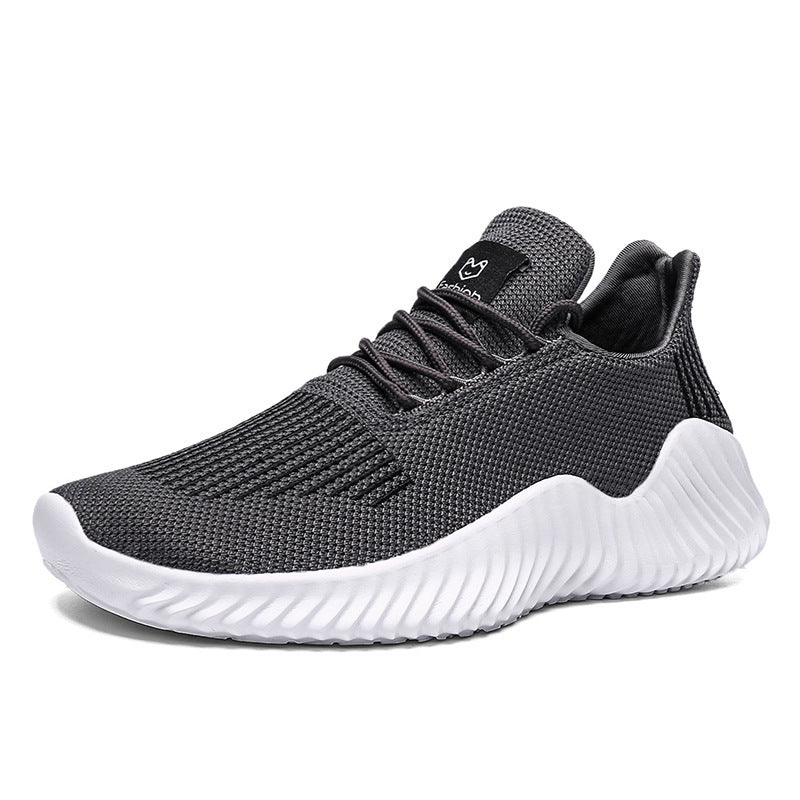 Damen Sneakers mit atmungsaktiver Strick-Oberfläche und flexibler Laufsohle EB