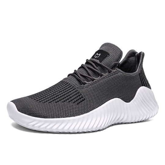Damen Sneakers mit atmungsaktiver Strick-Oberfläche und flexibler Laufsohle EB
